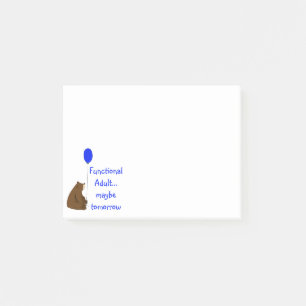 Post-it® Adulte fonctionnel peut-être demain Citation d'our