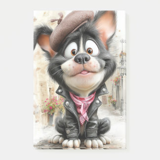 Post-it® Affiche Chien Rebelle Mignon