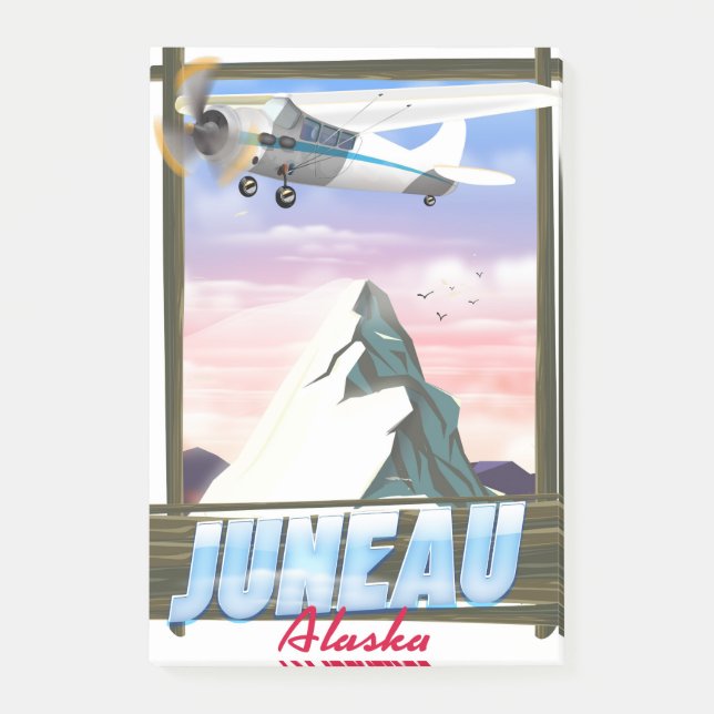 Post-it® Affiche de voyage Juneau Alaska (Devant)