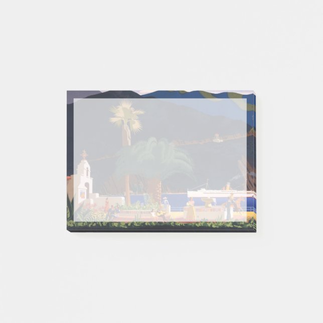 Post-it® Affiche de voyage - Père Noël Catalina Island, Cal (Devant)
