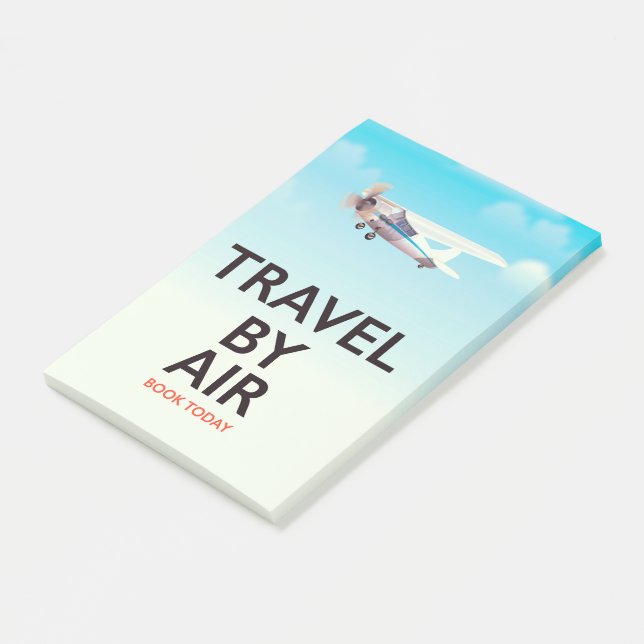 Post-it® Affiche Voyage par avion (Incliné)