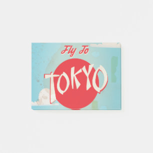 Post-it® Affiches de voyage à Tokyo, Japon vintage