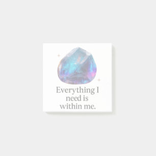 Post-it® Affirmation de cristal mystique
