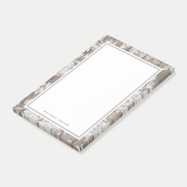 Post-it® Agritourisme moderne notes postales personnalisées (Incliné)