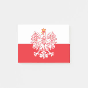 Post-it® Aigle Polonais En Rouge