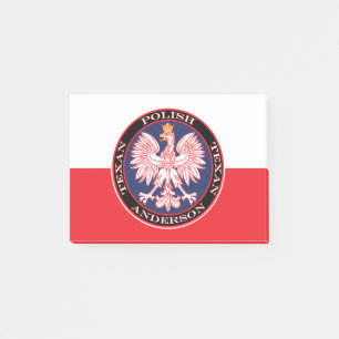 Post-it® Aigle rouge rond Polska