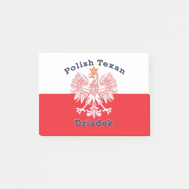 Post-it® Aigle texan polonais Dziadek (Devant)