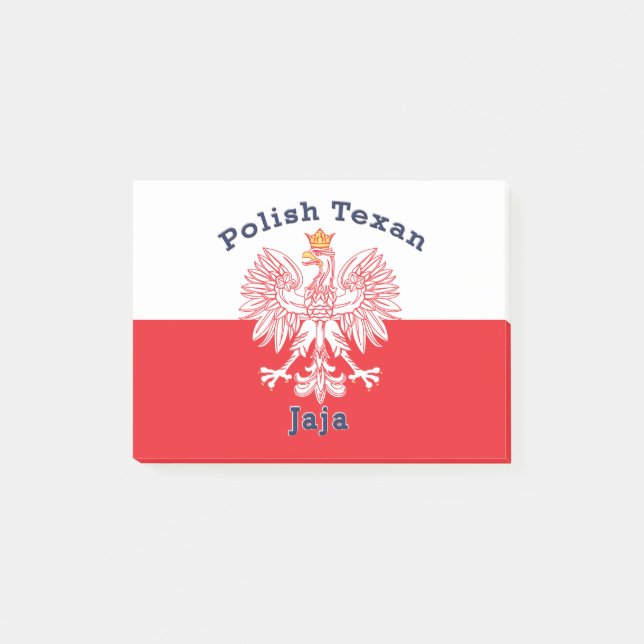 Post-it® Aigle texan polonais Jaja (Devant)