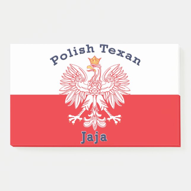 Post-it® Aigle texan polonais Jaja (Devant)