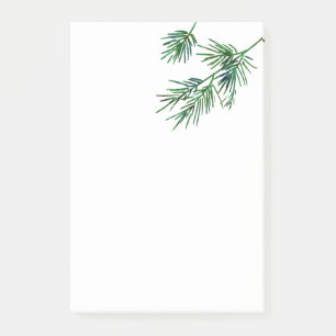 Post-it® Aiguilles de pin d'aquarelle