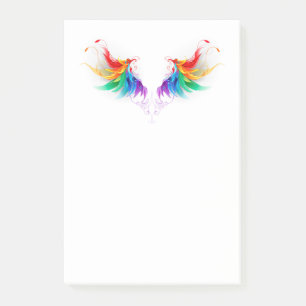 Post-it® Ailes fluffy arc-en-ciel
