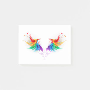 Post-it® Ailes fluffy arc-en-ciel