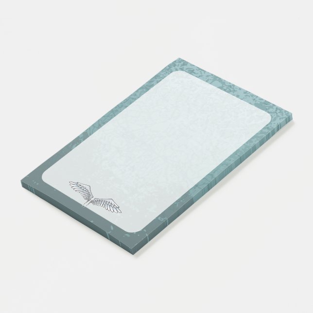 Post-it® Ailes gris-bleu (Incliné)
