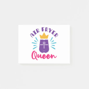 Post-it® Air Fryer Queen Cook Chef Cuisine Femmes Filles