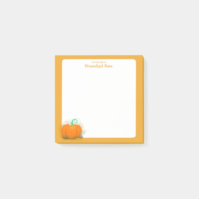 Post-it® Aire de jeu citrouille - 3x3 (Devant)