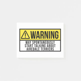Post-it® Airedale Terrier Dog - Airedale Terriers Lover