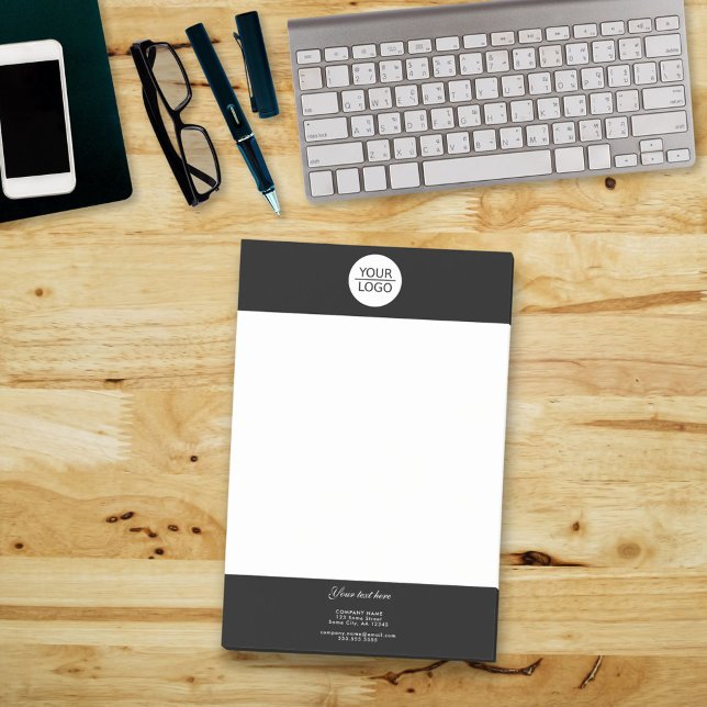 Post-it® Ajouter votre logo Custom Text Promotion de l'entr (Créateur téléchargé)