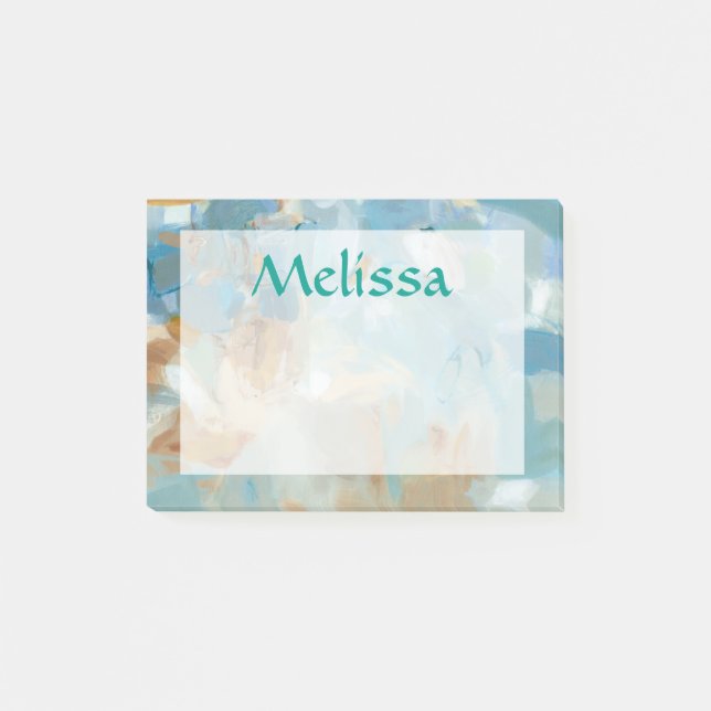 Post-it® Ajouter votre nom| Sparkle Beach (Devant)