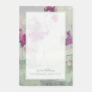 Post-it® Ajouter votre nom  Treeline Fuchsia