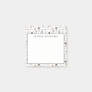 Post-it® Ajoutez vos animaux   mignons nommés de région