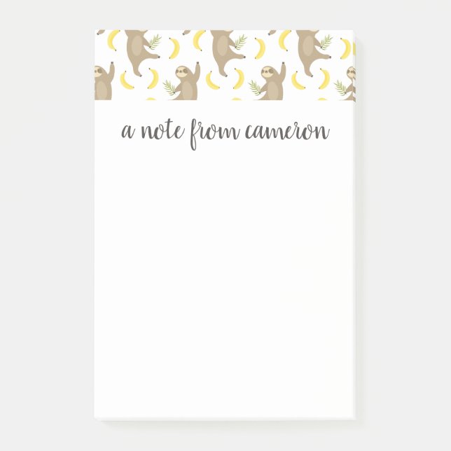 Post-it® Ajoutez vos paresses de | et motif nommés de (Devant)