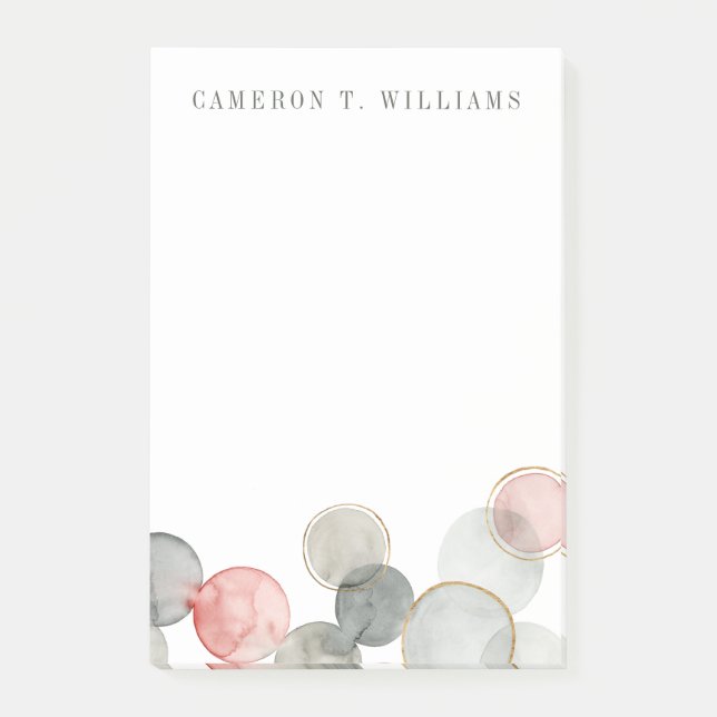 Post-it® Ajoutez vos sphères dorées par | nommées (Devant)