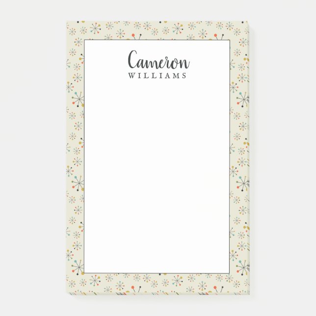 Post-it® Ajoutez votre atomique nommé de la moitié du (Devant)