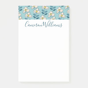 Post-it® Ajoutez votre feuille florale moderne de la moitié