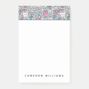 Post-it® Ajoutez votre motif   dentaire nommé de bande