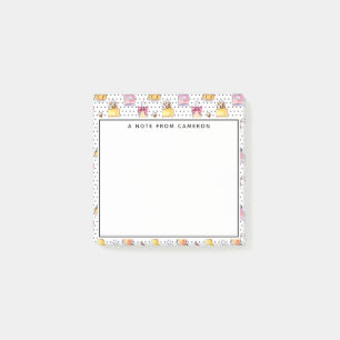 Post-it® Ajoutez votre motif nommé de bouteille de Parfu