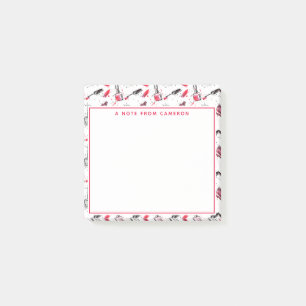 Post-it® Ajoutez votre motif nommé de vernis à ongles