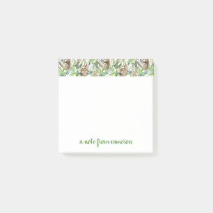 Post-it® Ajoutez votre motif   tropical nommé de paresse