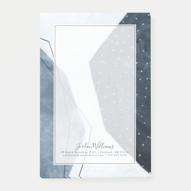 Post-it® Ajoutez votre nom | Abstraction adjacente (Devant)