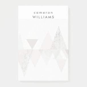 Post-it® Ajoutez votre nom Amuse II Moderne géométrique