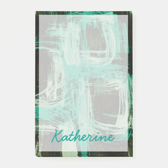 Post-it® Ajoutez votre nom | Aquamarine Windows I (Devant)