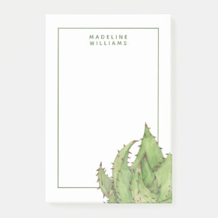 Post-it® Ajoutez votre nom Century Plante Succulent