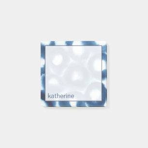 Post-it® Ajoutez votre nom   Cercles d'impression d'aquarel