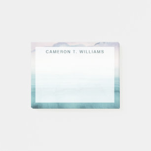 Post-it® Ajoutez votre nom   Dusk on the Bay - Aquarelle