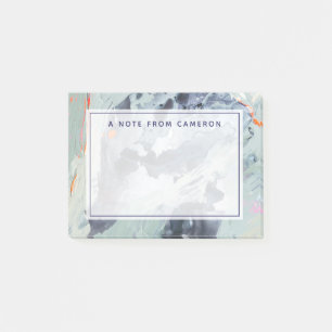 Post-it® Ajoutez votre nom   Mer polyphonique - Bleu