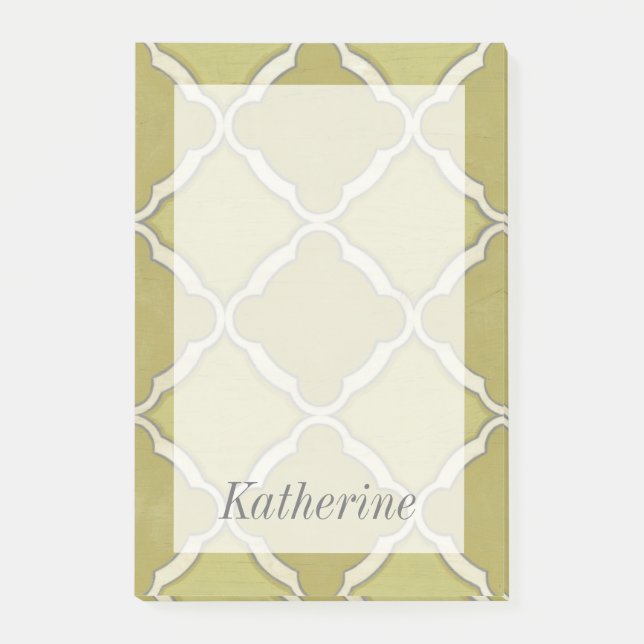 Post-it® Ajoutez votre nom | Motifs du marché IX (Devant)