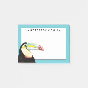 Post-it® Ajoutez votre nom   Oiseau tropical Toucan