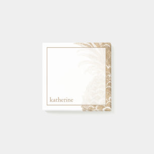 Post-it® Ajoutez votre nom   Pinneapple Tropical Or