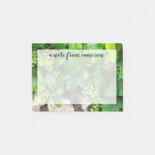 Post-it® Ajoutez Votre Nom Raisins de Vigne en Croissance