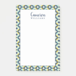 Post-it® Ajoutez votre or   géométrique nommé et motif b