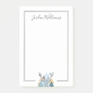 Post-it® Ajoutez votre portrait   géométrique nommé de