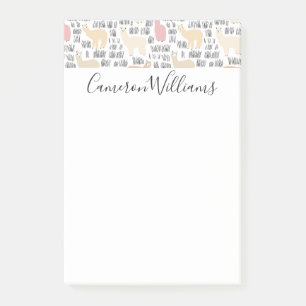 Post-it® Ajoutez votre troupeau nommé de   de motif