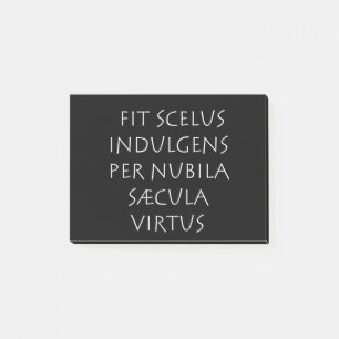 Post-it® Ajuster le scelus indulgens par nubila saecula vir