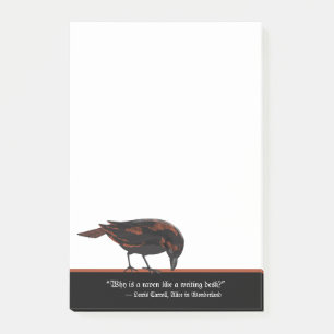 Post-it® Alice au pays des merveilles et Raven Post-it Note