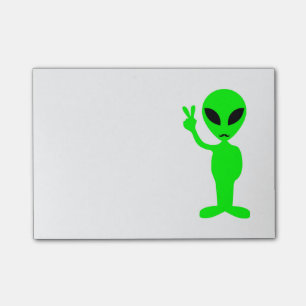 Post-it® Alien vert mustachioé