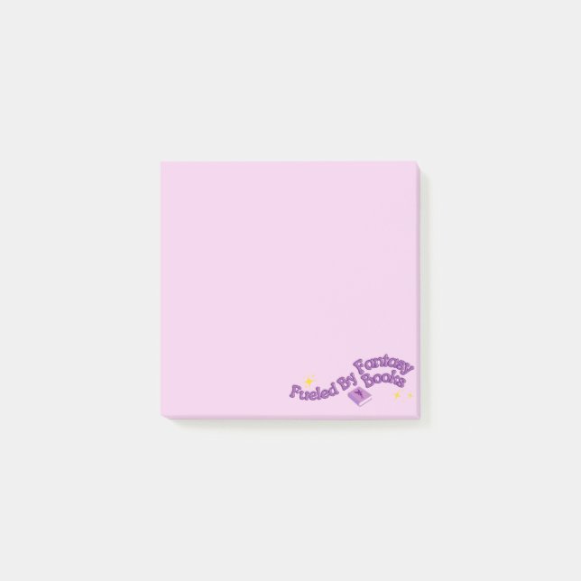 Post-it® Alimenté par des livres de fantasy (Devant)
